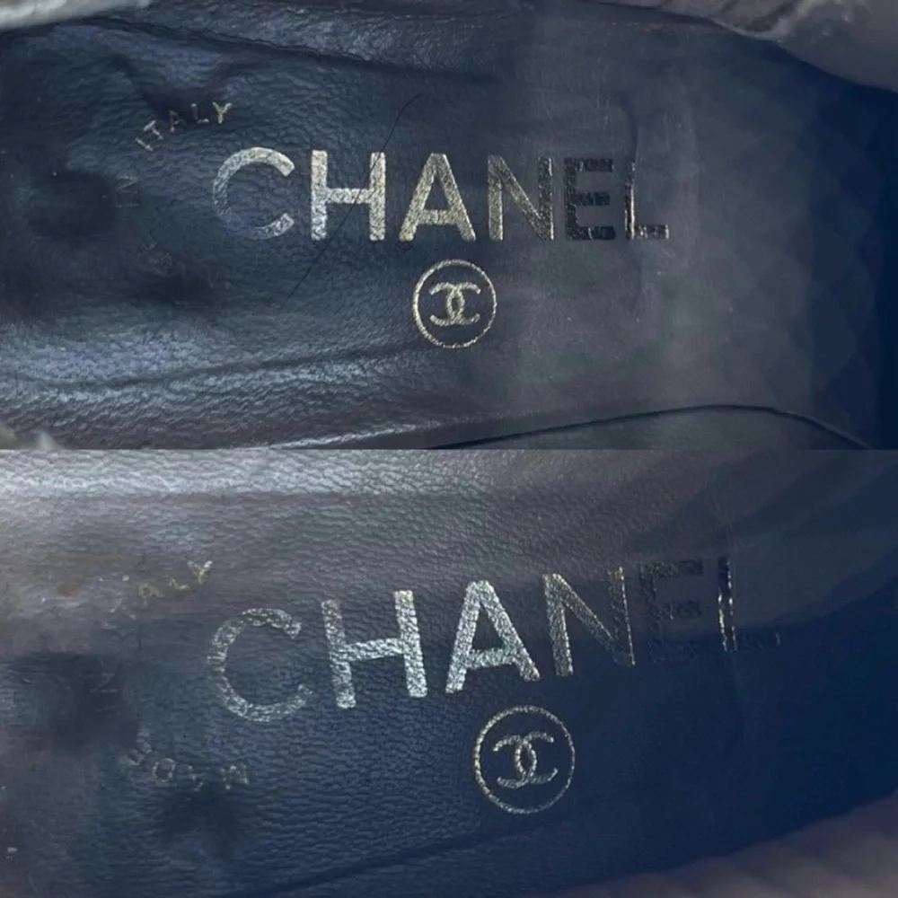 Chanel Tan Pony Hair Chelsea Ankle Boots Rare Size EU 37 US 7